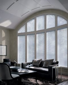 Hunter Douglas Alustra Silhouette UltraGlide Shades for Living Rooms in Southlake, Texas (TX)