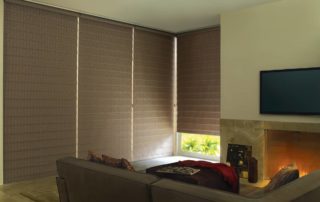 The Right Custom Shade Style for Home Windows in Southlake, Texas (TX) like Living Room Vignette