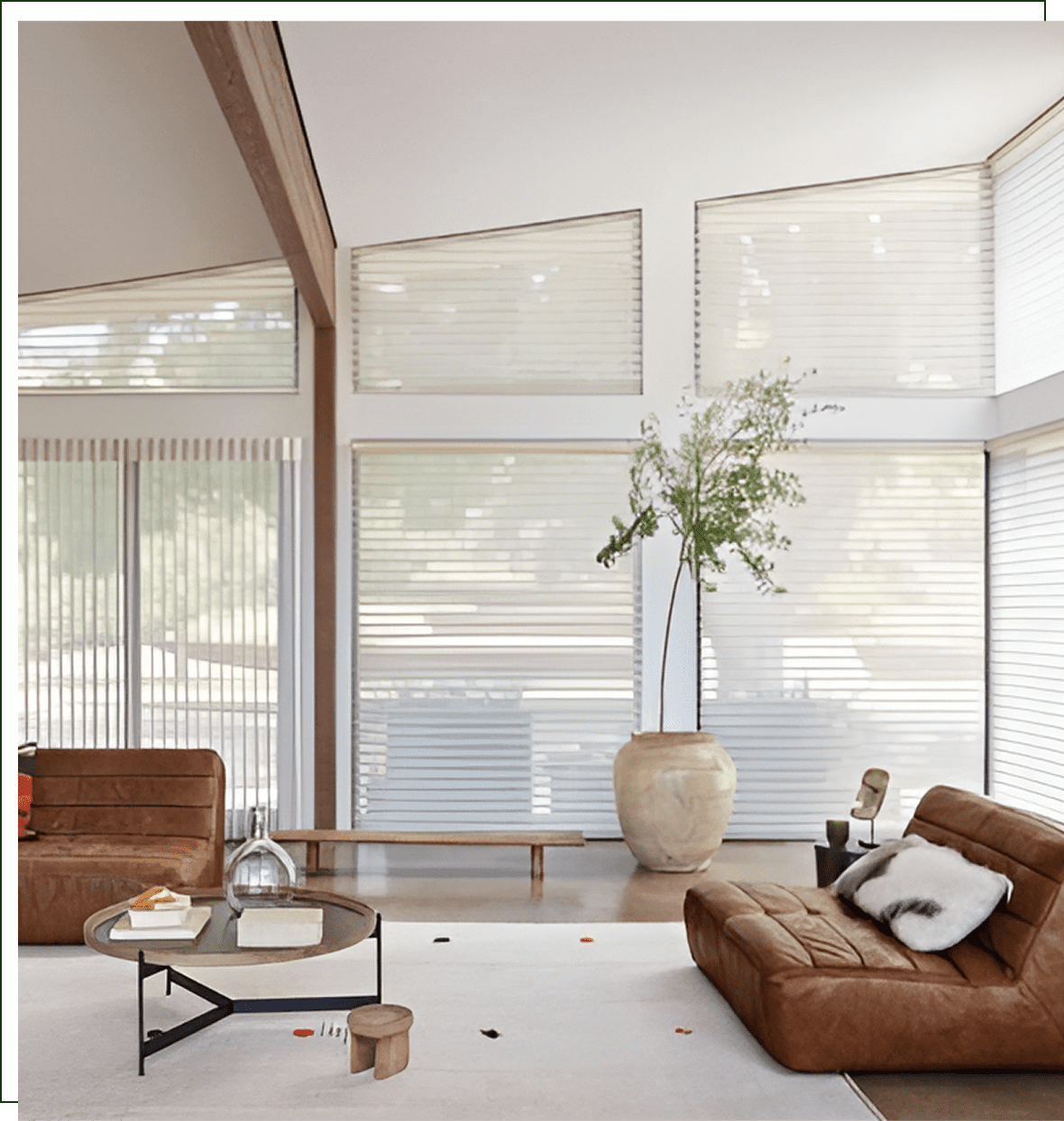 A living room with two couches and a coffee table.